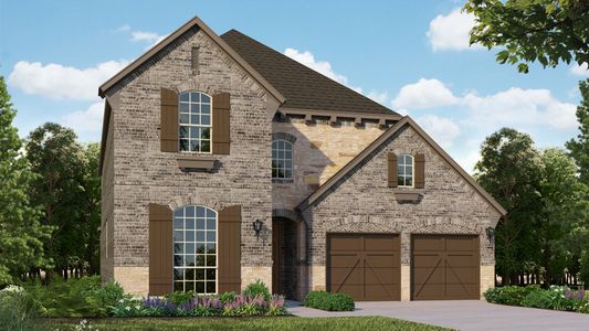 Plan 1163 Elevation J with Stone