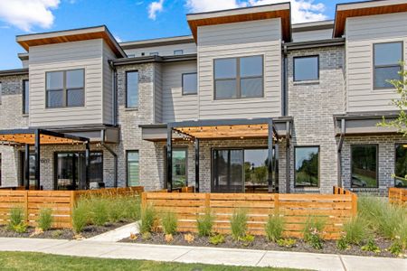 New construction Townhouse house 3500 Wildridge Blvd, Oak Point, TX 75068 plan Birch (RE) - image