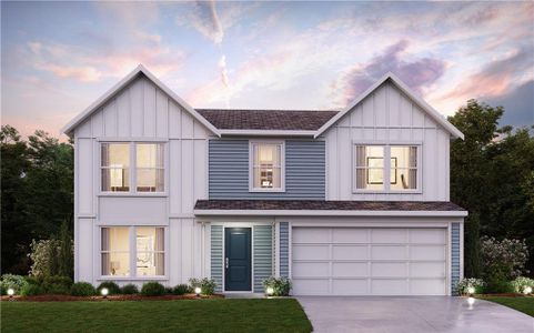 New construction Single-Family house 123 Warrior Ct, Hoschton, GA 30548 plan Yosemite - image