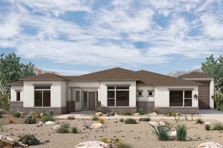 New construction Single-Family house 18077 E Avenida Del Valle, Queen Creek, AZ 85142 plan The Saddlewood - image