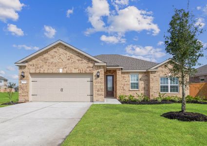 New construction Single-Family house 10534 Sutter Creek Dr, Iowa Colony, TX 77583 plan Hendrie - image