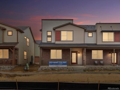 New construction Townhouse house 13878 Vispo Way, Broomfield, CO 80020 Woodland- photo 0