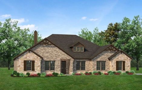 New construction Single-Family house 1055 Julian Drive, Van Alstyne, TX 75495 Cedar Sage- photo 0