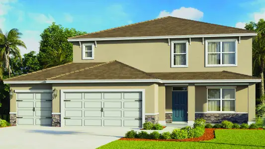 New construction Single-Family house 4009 Bradbury Wy, Sanford, FL 32773 plan Elle - image