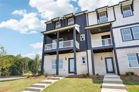 New construction Townhouse house 6070 Molo Ln, Cumming, GA 30041 plan Jordan End Unit - image