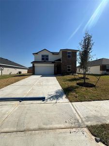 New construction Single-Family house 1039 Great Barracuda Lane, Alvin, TX 77511 The Mitchell- photo 0