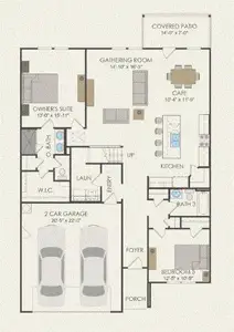 Pulte Homes, Sweetwater floor plan