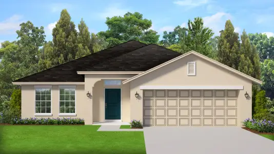 New construction Single-Family house 11632 Grace Rd, Weeki Wachee, FL 34614 plan 2020 - image