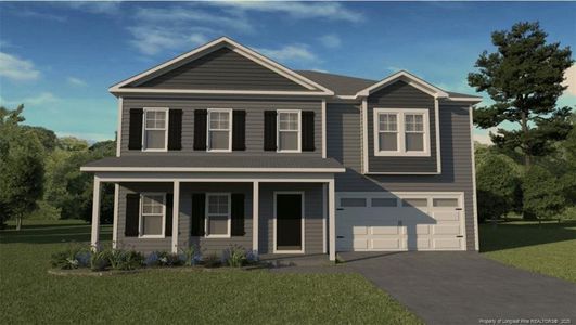 New construction Single-Family house 575 Ashley Heights Dr, Aberdeen, NC 28315 - image
