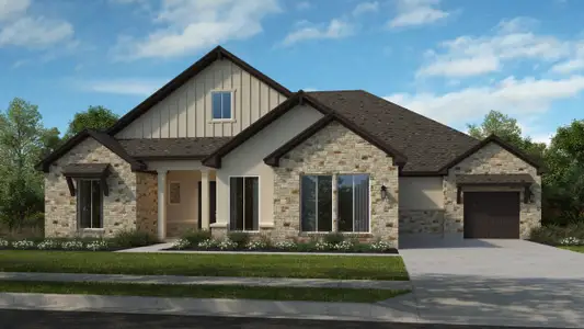 New construction Single-Family house 1070 Premier Park Lp, Dripping Springs, TX 78620 plan Colorado - image