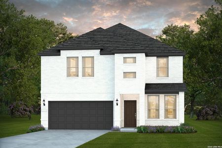 New construction Single-Family house 12408 Dime Box, San Antonio, TX 78253 plan Puma - image
