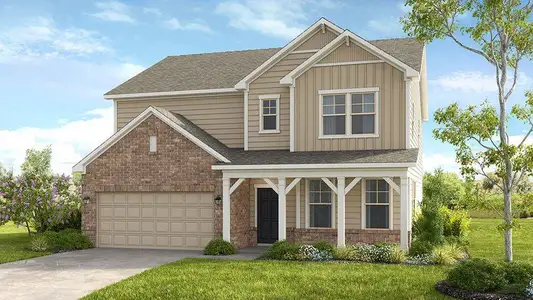 New construction Single-Family house 8685 Chesford Grv, Ball Ground, GA 30107 plan Ingram - image