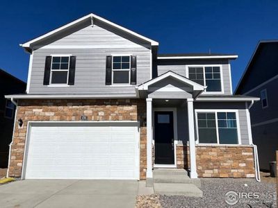 New construction Single-Family house 4742 Lynxes Way, Johnstown, CO 80534 HENLEY- photo 0