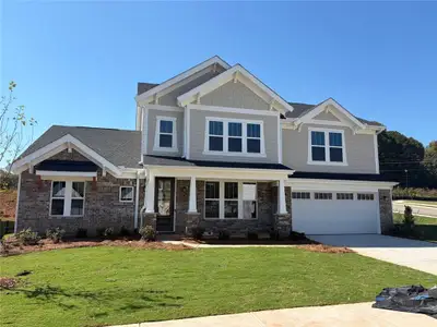 New construction Single-Family house 102 Hidden Fields Wy, Hoschton, GA 30548 plan Leland - image