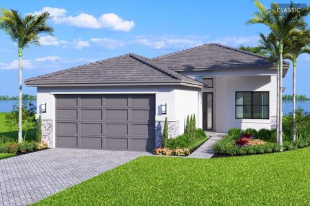 New construction Single-Family house 12320 Sw Calm Pointe Ct, Port St. Lucie, FL 34987 plan Sierra II - image