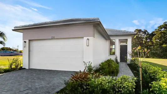 New construction Single-Family house 336 Se Via, Port St. Lucie, FL 34952 plan Allison - image