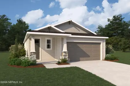 New construction Single-Family house 398 Appalachian Trl, St. Johns, FL 32259 plan Valeria - image