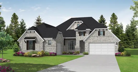 New construction Single-Family house 269 Basketflower Dr, Waxahachie, TX 75165 plan Crockett - image