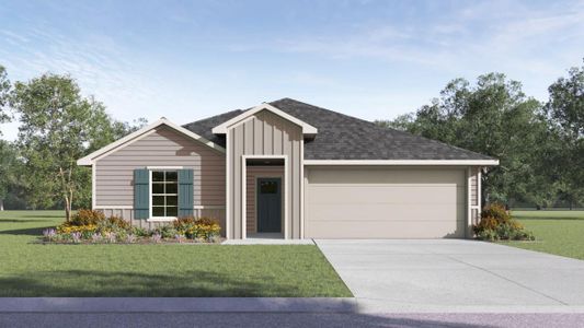 New construction Single-Family house 13206 Roughstock Way, Mustang Ridge, TX 78610 The Kingston- photo 0 0