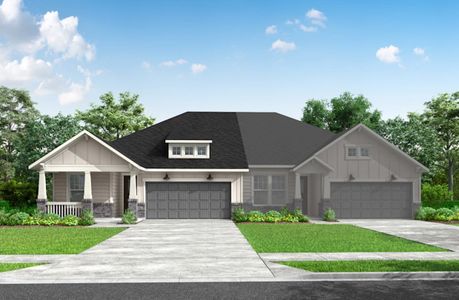 New construction Duplex house 7610 Cattail Shallows Ln, Katy, TX 77493 Bellissimo- photo 0