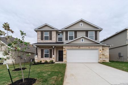 New construction Single-Family house 3567 Starbright Dr, New Braunfels, TX 78130 plan Trinity - image