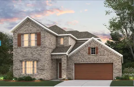 New construction Single-Family house 162 Hudson Ln, Justin, TX 76247 plan Livingston - 40' Smart Series - image