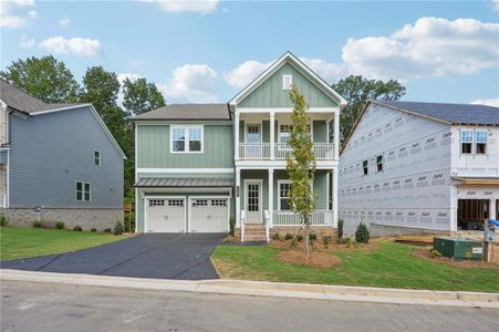 New construction Single-Family house 129 East Harbor Drive, Dawsonville, GA 30534 Scarlet- photo 0