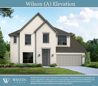 New construction Single-Family house 1217 Summer Moon Dr, Georgetown, TX 78628 The Wilson- photo 0