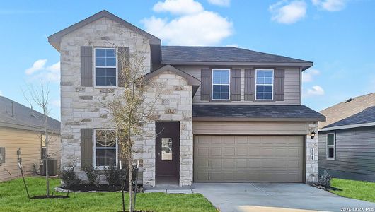 New construction Single-Family house 21145 Boulder Flts, San Antonio, TX 78266 plan The Mitchell - image