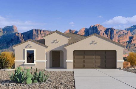 New construction Single-Family house 12273 E Aster Lane, Florence, AZ 85132 Denton- photo 0