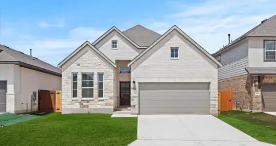 New construction Single-Family house 3612 Muller Oak Pass, Seguin, TX 78155 plan Marshall - image