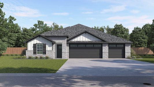 New construction Single-Family house 14813 Flying Aster Ln, Manor, TX 78653 plan The Courtland - image
