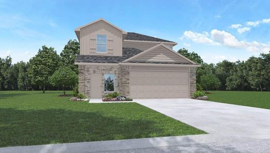 New construction Single-Family house 575 Belle Springs Ln, Conroe, TX 77301 plan Justin - image