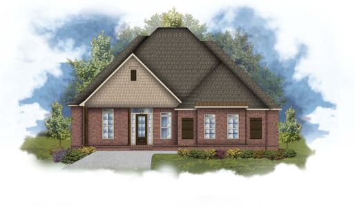 New construction Single-Family house 28 N Saint Claire Ln, Freeport, FL 32439 plan Harvey II B - image