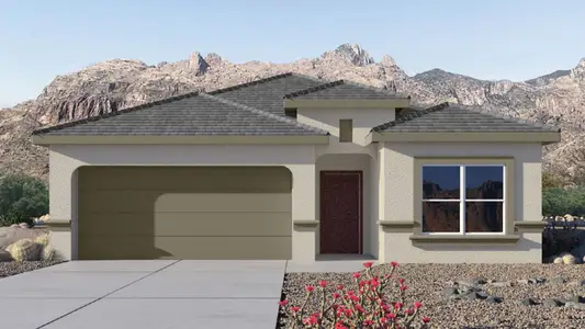 New construction Single-Family house 10018 N Guayacan Trl, Marana, AZ 85653 plan Gaven - Plan H35G - image