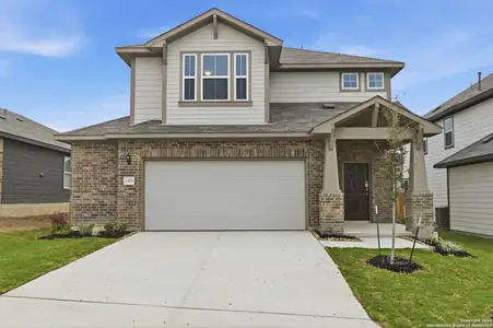 New construction Single-Family house 2318 Croaker Crk, San Antonio, TX 78245 plan Hunters Ranch 1950 - image