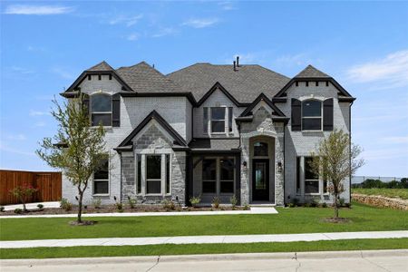 New construction Single-Family house 1021 Columbus Ln, Prosper, TX 75078 Hillcrest 2F (w/Media)- photo 0
