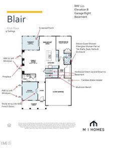 RAF 111 Blair B- Basement- Contract File