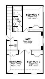 Beazer Homes Wildcat Ranch Berkshire Floorplan.