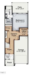 New construction Townhouse house 127 Sugar Run Dr, Unit 27, Fuquay Varina, NC 27526 null- photo 1 1