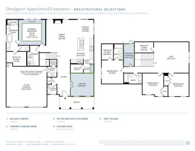 New construction Single-Family house 1958 Harmony Rd, Spring Hill, TN 37174 plan Kinnard Fairview - image 4