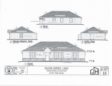 New construction Single-Family house 3797 Pine Road, Poolville, TX 76487 - photo 0