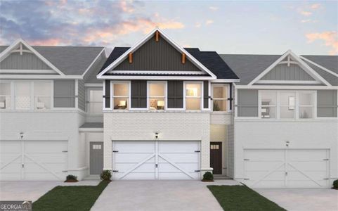 New construction Single-Family house 3231 Winding Waters Wy, Powder Springs, GA 30127 plan Morgan - image