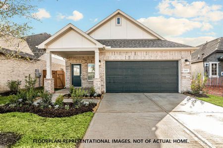 New construction Single-Family house 8027 Kay Harbor Dr, Cypress, TX 77433 Gardenia - Smart Series- photo 0