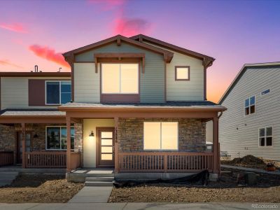 New construction Townhouse house 13886 Vispo Way, Broomfield, CO 80020 Woodland- photo 0