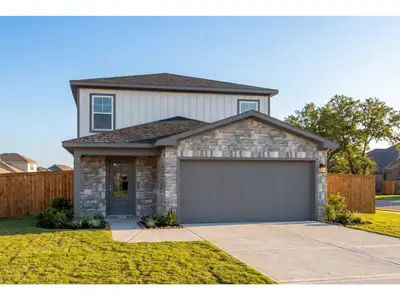 New construction Single-Family house Houston, TX 77078 plan The San Marcos E - image