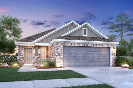 New construction Single-Family house 336 Silent Pond Park, Lavon, TX 75166 plan Magnolia - 30' Smart Series - image