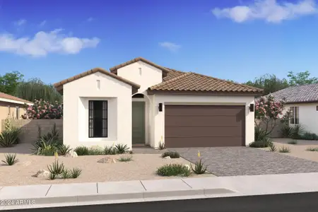 New construction Single-Family house 4387 N 203Rd Ave, Buckeye, AZ 85396 Bernstein- photo 0 0