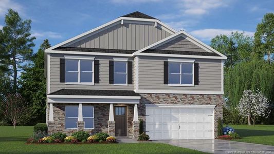 New construction Single-Family house 1052 Misty Creek Dr, Aberdeen, NC 28315 plan WILMINGTON - image