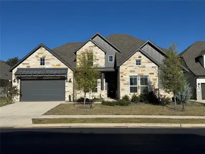 New construction Single-Family house 309 Wolf Ridge Rd, Georgetown, TX 78628 plan Grantley - image